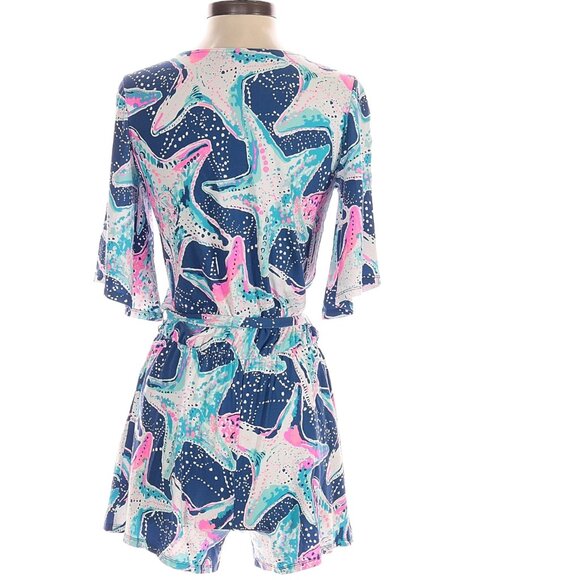 Lilly Pulitzer Colorful Starfish Print Romper - Picture 2 of 11